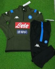 2020-21 Napoli Green Jacket Training Suits With Pants