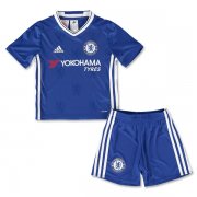 Kids Chelsea 2016-17 Home Soccer Shirt with Shorts