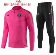 Kids 2019-20 PSG Pink Sweat Shirt and Pants Training Kits