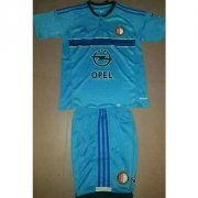Kids Feyenoord 2016-17 Away Soccer Shirt With Shorts