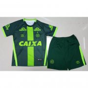 Kids Associação Chapecoense 2016-17 Third Soccer Shirt With Shorts