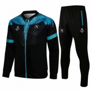 2021-22 Napoli Black Burlon Training Kits Jacket with Pants