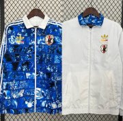 2024-25 Japan Blue White Reversible Trench Coat Jacket