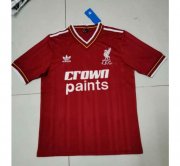 1985-87 Liverpool Retro Home Soccer Jersey Shirt
