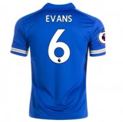 2020-21 Leicester City Home Soccer Jersey Shirt JONNY EVANS #6