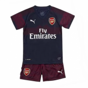 Kids Arsenal 2018-19 Away Soccer Shirt With Shorts