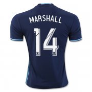 2016-17 Seattle Sounders 14 MARSHALL Third Soccer Jersey