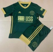 Kids Sheffield United FC 2020-21 Third Away Soccer Kits Shirt With Shorts