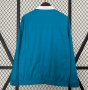 2024-25 Real Madrid Blue White Reversible Trench Coat Jacket
