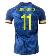 Juan Cuadrado #11 2020 Colombia Away Soccer Jersey Shirt