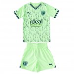 2023-24 West Bromwich Albion Kids Away Soccer Kits Shirt With Shorts