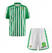 Kids Real Betis 2019-20 Home Soccer Shirt With Shorts