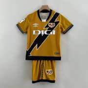 2023-24 Rayo Vallecano Kids Third Away Soccer Kits Shirt With Shorts