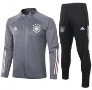 2020 EURO Germany Grey Training Suits Jacket with Trousers