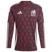 2024 Copa America Mexico Long Sleeve Home Soccer Jersey Shirt