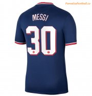2021-22 Maillot PSG Domicile Cup Home Soccer Jersey Shirt Messi #30 printing