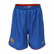 07-08 Barcelona Retro Home Blue Soccer Shorts