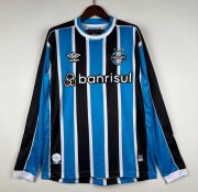 2023-24 Gremio Foot-Ball Long Sleeve Home Soccer Jersey Shirt