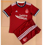 2021-22 Aberdeen Kids Home Soccer Kits Shirt with Shorts