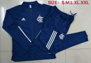2020-21 Flamengo Navy Jacket Training Kits with Pants