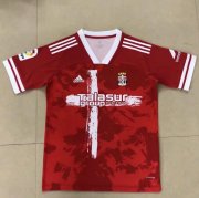 2020-21 FC Cartagena Away Red Soccer Jersey Shirt