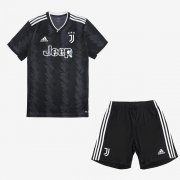 2022-23 Juventus Kids Away Soccer Kits Shirt With Shorts