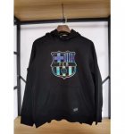 2020-21 Barcelona Black Hoody Sweater Top