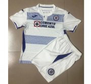 Kids Cruz Azul 2020-21 Away Soccer Kits Shirt With Shorts