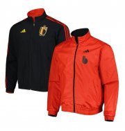 2022 FIFA World Cup Belgium Black Red Training Jacket