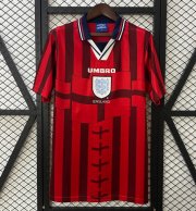 1998 England Retro Away Soccer Jersey Shirt