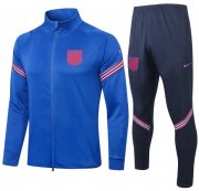 2020 EURO England Blue Training Suits Jacket Top with Trousers