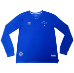 2019-20 Cruzeiro LS Home Blue Soccer Jersey Shirt
