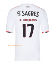 2021-22 Benfica Away Soccer Jersey Shirt with D. Gonçalves 17 printing