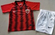 Kids ShangHai SIPG 2020-21 Home Soccer Shirt With Shorts