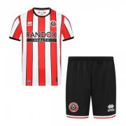 Kids Sheffield United FC 2022-23 Home Soccer Kits Shirt With Shorts
