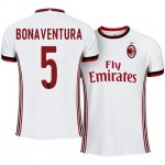 2017-18 AC Milan Giacomo Bonaventura #5 Away Soccer Jersey