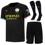 2019-20 Manchester City Away Soccer Whole Kit (Shirt + Shorts + Socks)