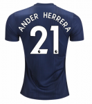 2018-19 Manchester United Third Soccer Jersey Shirt Ander Herrera #21