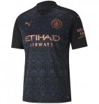 2020-21 Manchester City Away Black Soccer Jersey Shirt