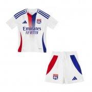 2024-25 Olympique Lyonnais Kids Away Soccer Kits Shirt with Shorts