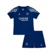 2024-25 PSG Kids Fourth Soccer Kits Shirt with Shorts
