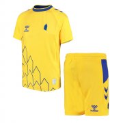 2022-23 Everton Kids Third Away Soccer Jersey Kit Shirt With Shorts