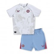 Kids Aston Villa FC 2023-24 Away Soccer Kits Shirt With Shorts