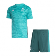 2019-20 Kids Flamengo Goalkeeper Soccer Shirt With Shorts