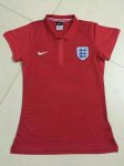2016 Euro Cup England Red Women Polo Shirt