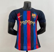 2022-23 Barcelona Home Special Edition Soccer Jersey Shirt Player Version