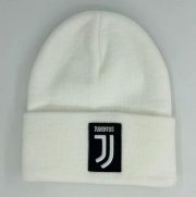 Juventus White Soccer Knitted Hat