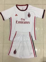Kids AC Milan 2017-18 Away Soccer Shirt with Shorts