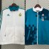 2024-25 Real Madrid Blue White Reversible Trench Coat Jacket