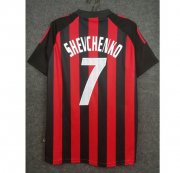 2002-03 AC Milan Retro Home Soccer Jersey Shirt SHEVCHENKO #7